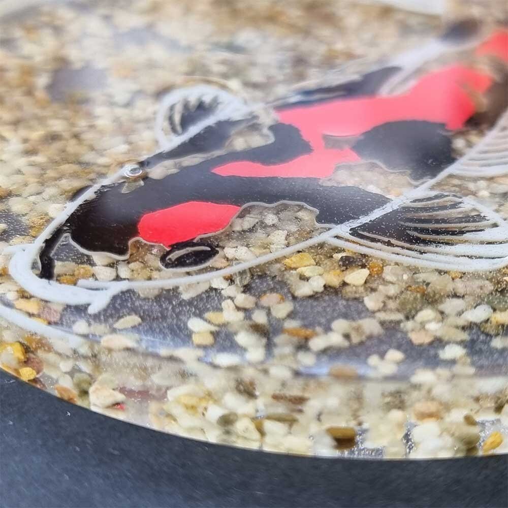Showa Koi 3D Fish in Resin Round Coaster - Etsy