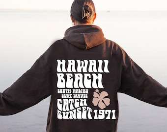 Hawaii Hoodie, Beach Hoodie, Pinterest Hoodie, Positivity Hoodie, Trendy Hoodie, Aesthetic Hoodie