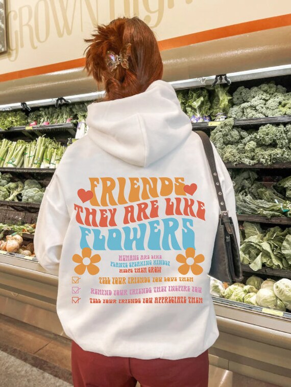 Best Friends Hoodie Beach Hoodie Aesthetic Hoodie Words on Etsy