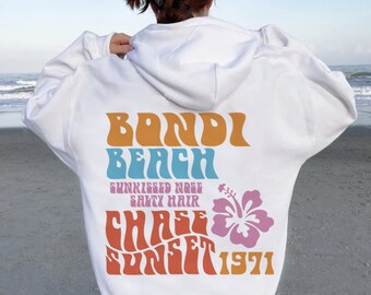 Bondi Beach Hoodie, Summer Hoodie, Streetwear Hoodie, Y2K Hoodie, Women Streetwear, Trendy Hoodie, Aesthetic Shirt