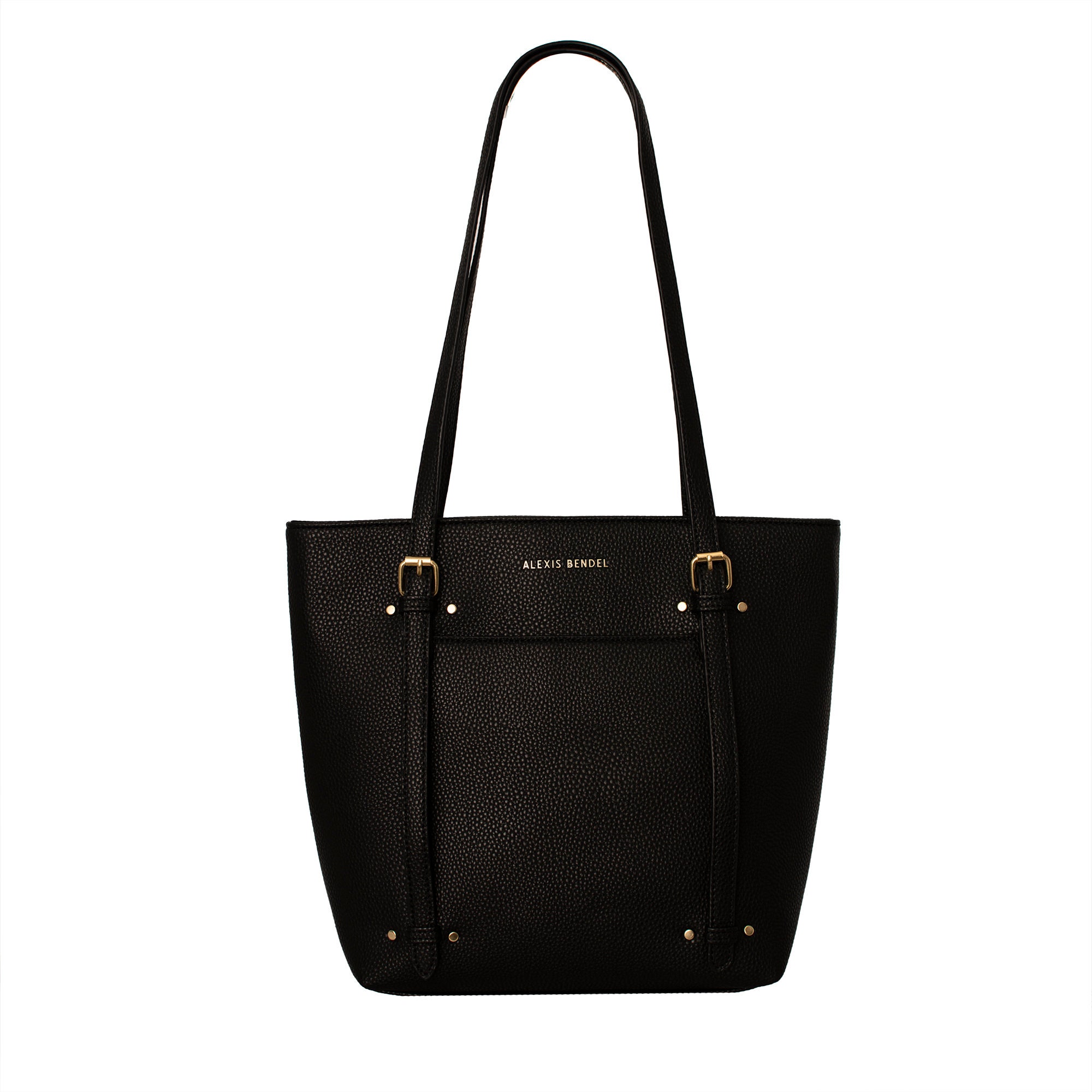 Alexis Bendel Elise Satchel Handbag in Black