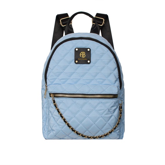 Alexis Bendel Blue Nylon Backpack 