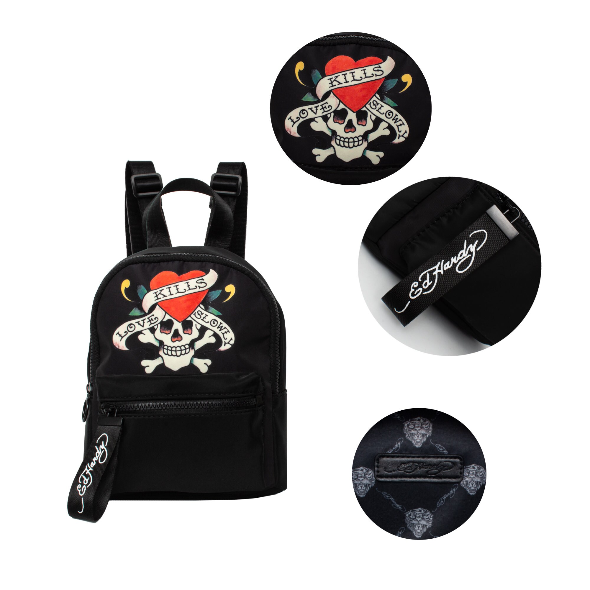 ed hardy エドハーディー 新品未使用タグ付き キャスターリュック