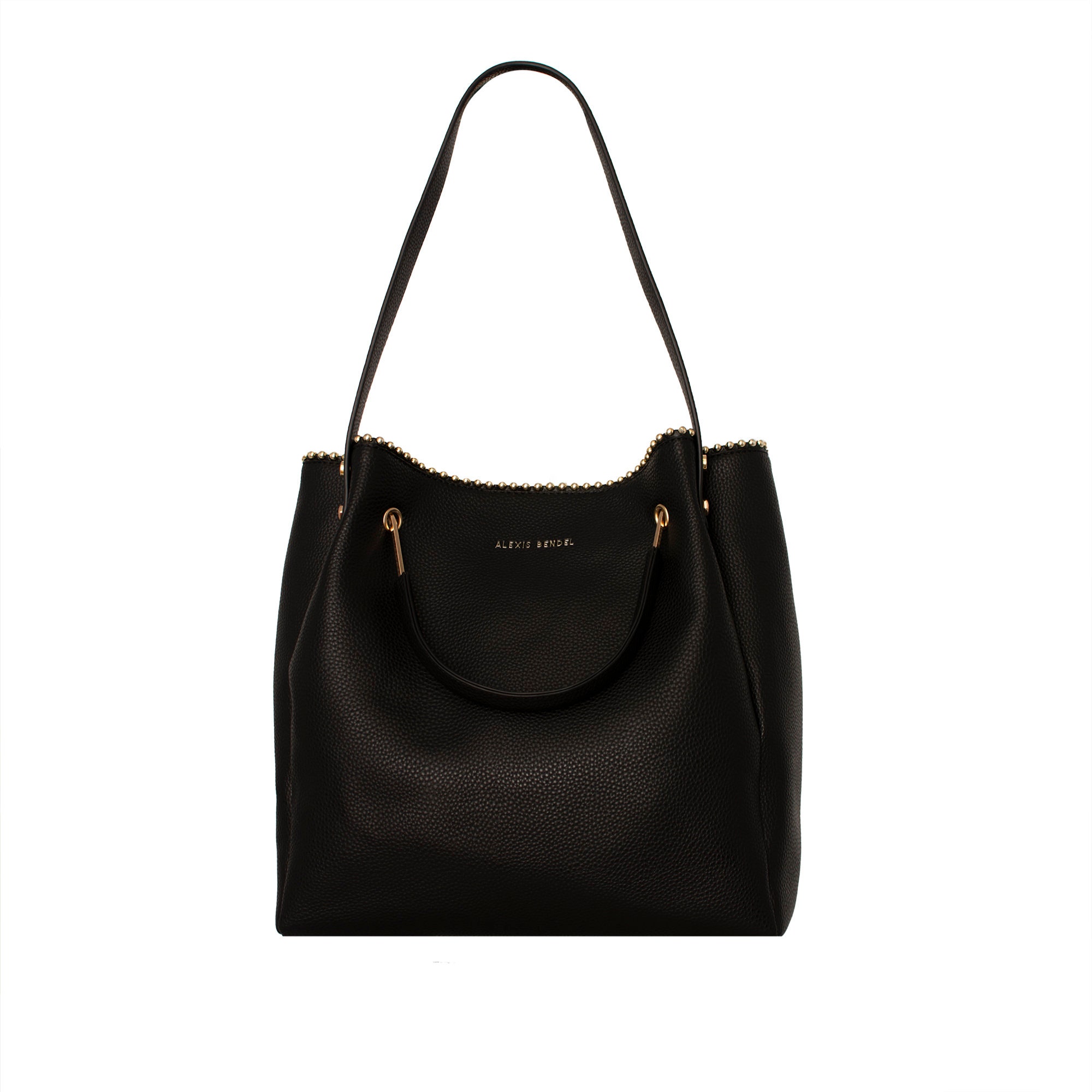 Alexis Bendel Elise Satchel Handbag in Black