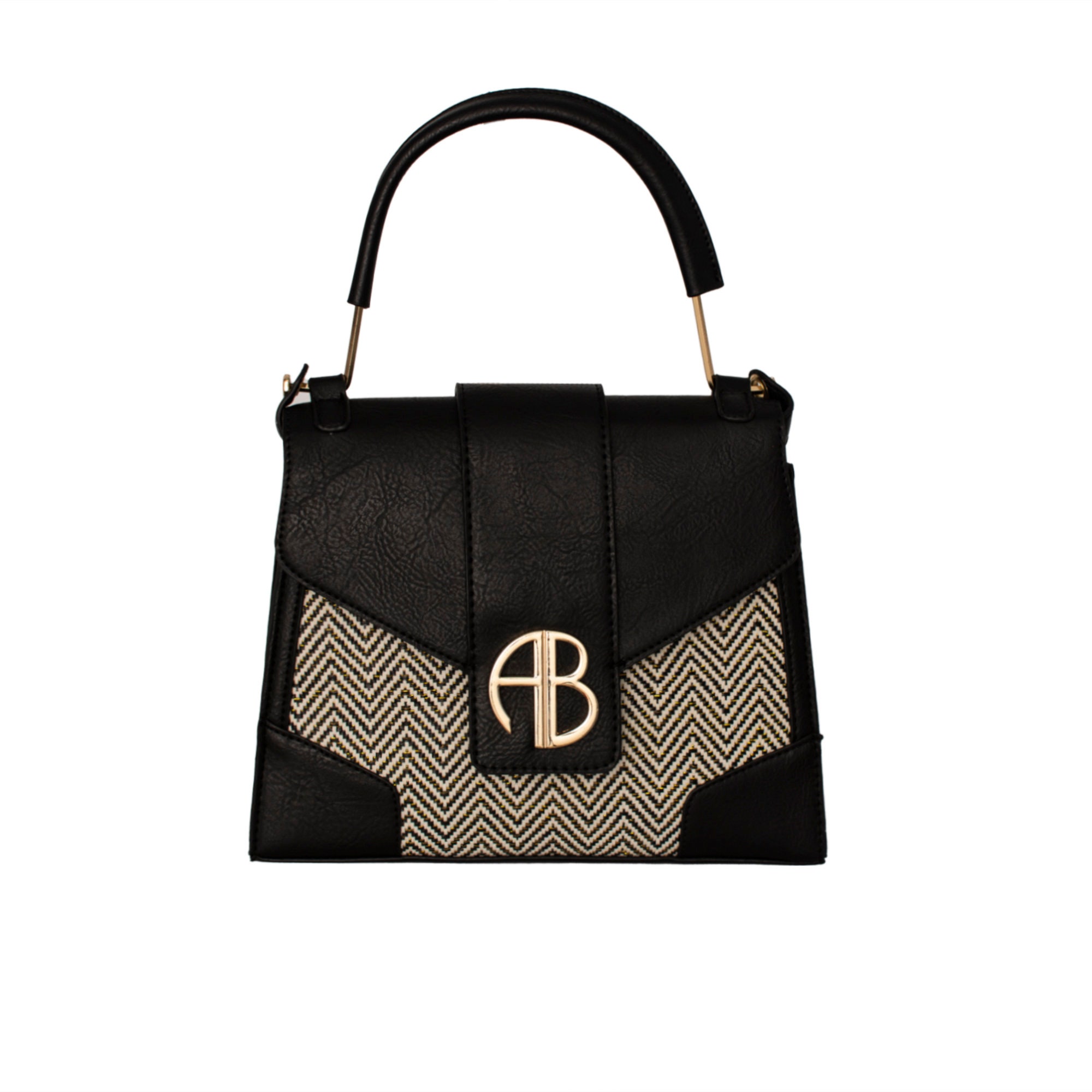 Alexis Bendel Elise Satchel Handbag in Black