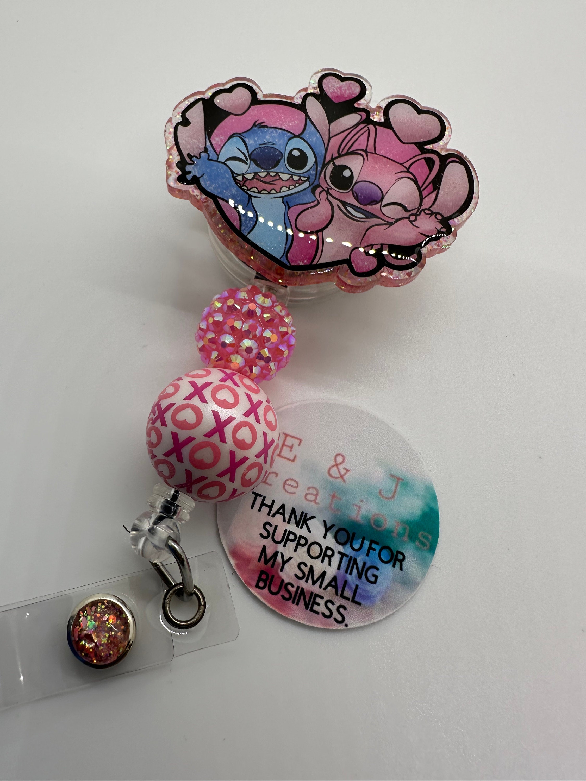 Valentine Stitch and Angel Badge Reel