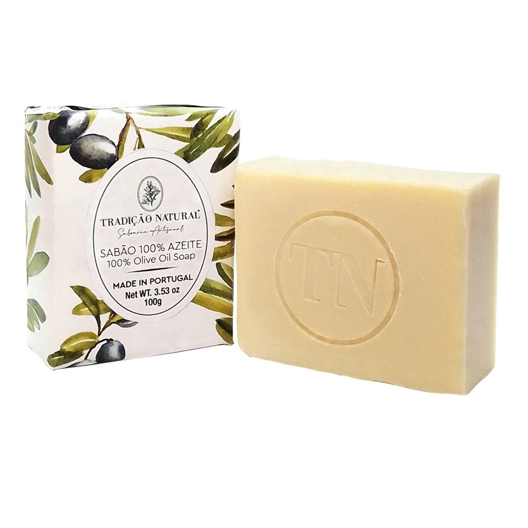 Natural Solid Soap 100 Portuguese Olive Oil 100 G Etsy