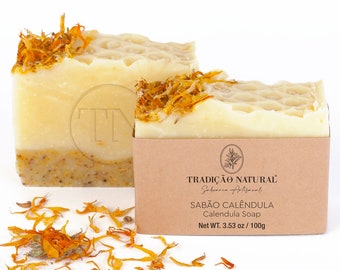 Savon Solide Naturel au Calendula - 100 g