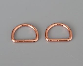 D - Ring 20mm Rosegold in der Farbe