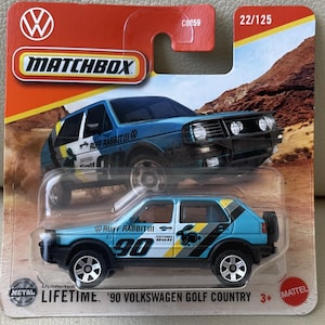 マッチボックス 1990 フォルクスワーゲン ゴルフ カントリー - レッド