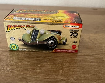 1936 Auburn Speedster 851 Indiana Jones Matchbox 1:64 NIEUW