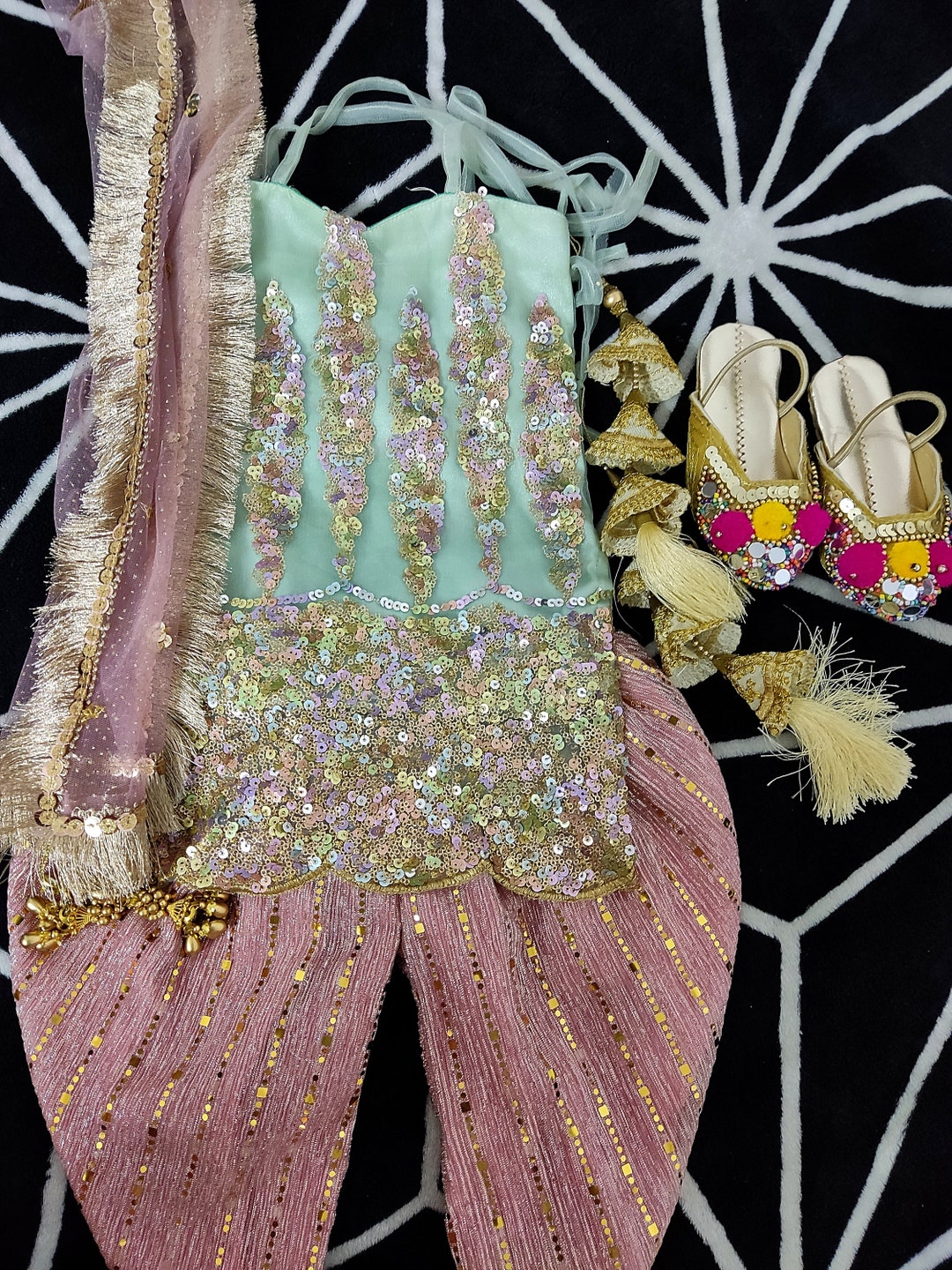 Ethnic Wear Baby Girls/kids Indian Traditional Beautiful Etsy