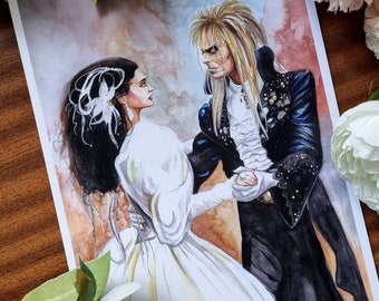Sarah and Jareth Art Print