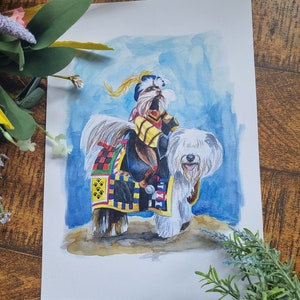 Sir Didymus and Ambrosius A4 Art Print