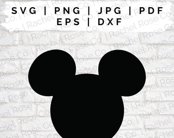 Mickey Kopf SVG Cut File