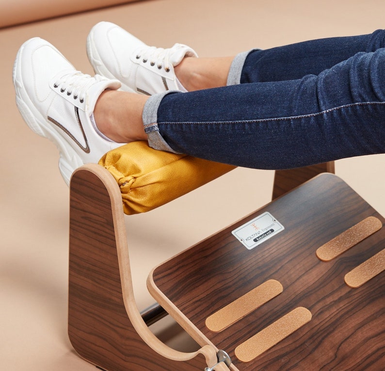 Adjustable ergonomic under desk foot rest office gifts image 4