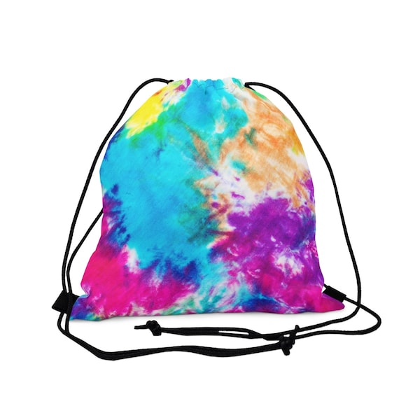 drawstring bag how to tie