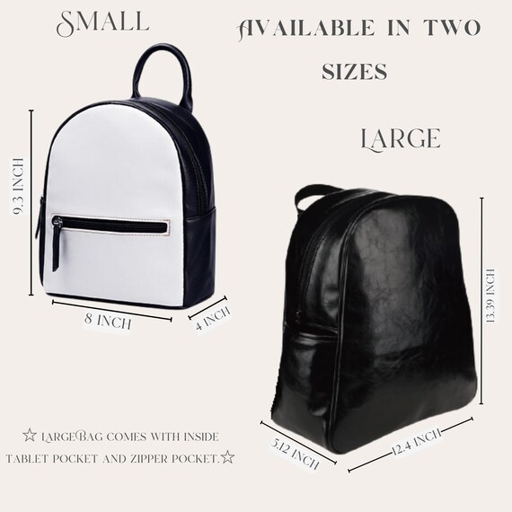 Moonlit Reflection Mini Backpack: Vegan Leather Celestial Purse - Etsy  Canada
