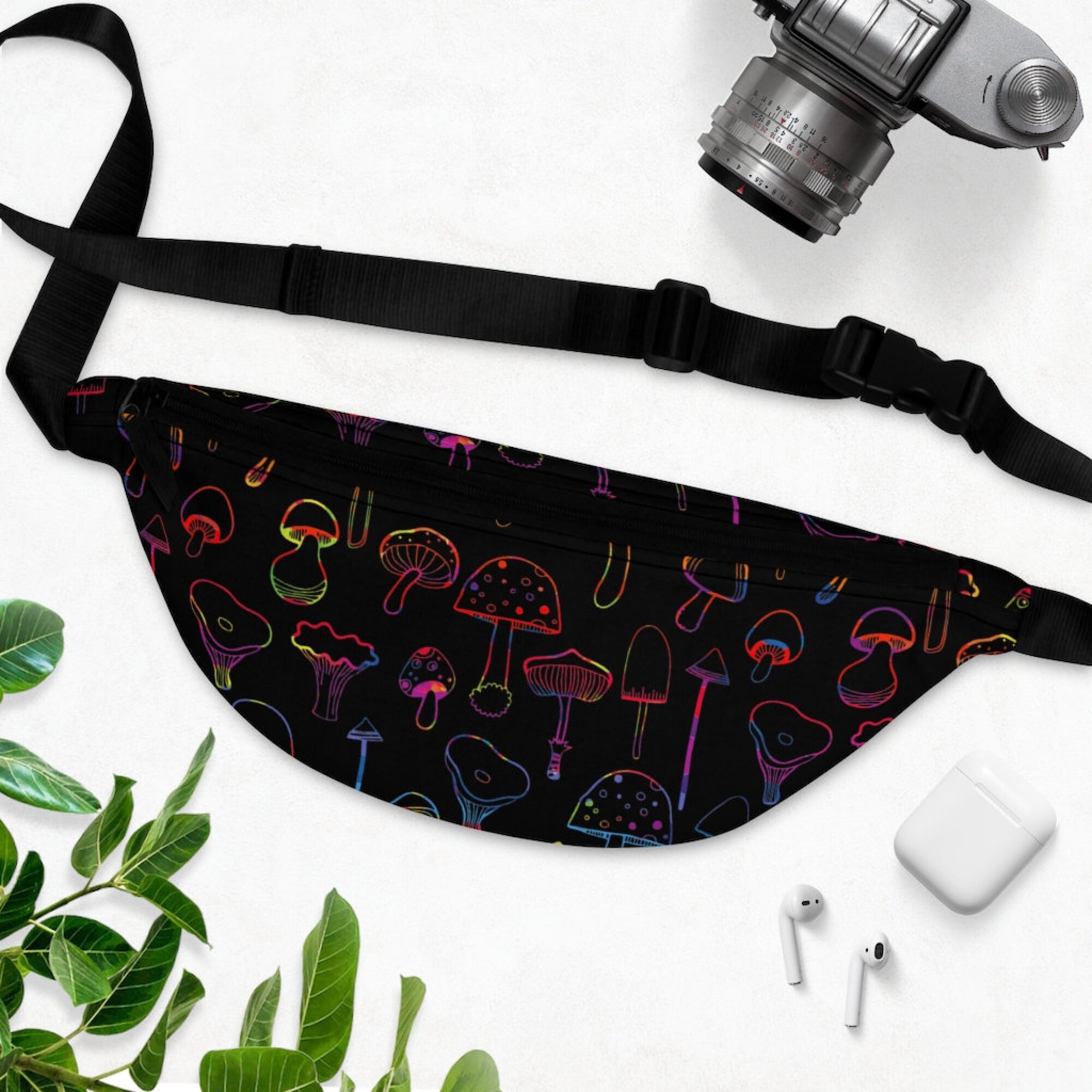 Discover Neon Mushroom Fanny Pack