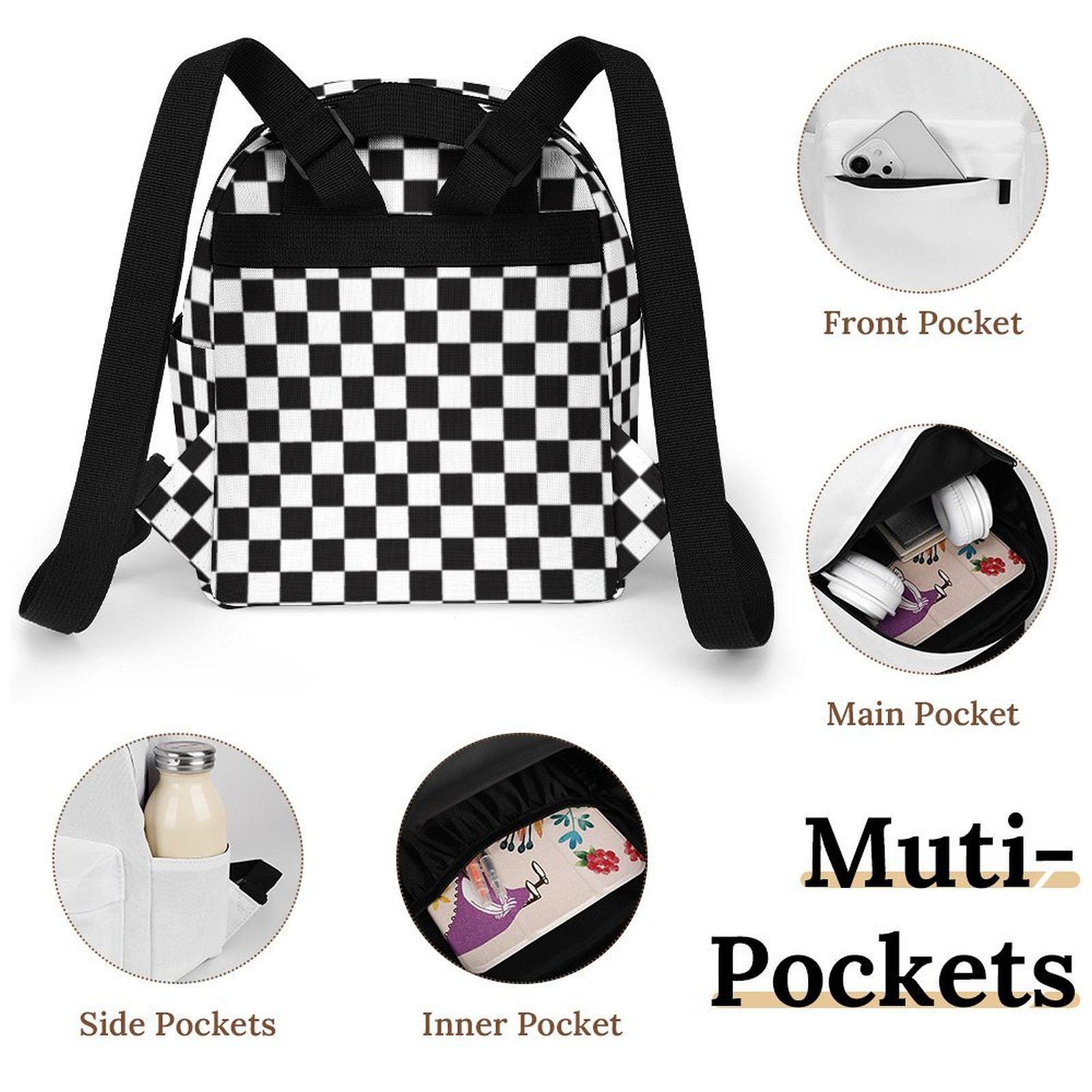 5969 Small Backpack Purse Oxford Cloth Tiny Backpack Small backpacks Anti-theft small backpack for travel,school oxford nylon  main image 3