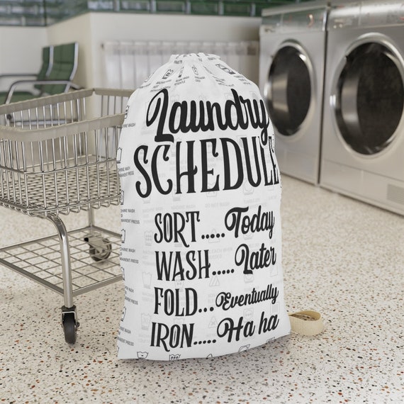 Funny Laundry Schedule Laundry Bag. Large Laundry Bag With - Etsy Funny Laundry Schedule Laundry Bag. Large Laundry Bag With - Etsy
