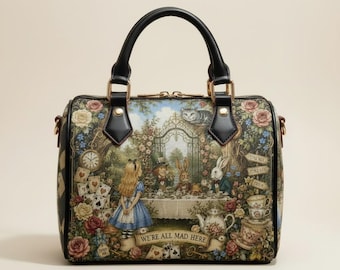 The Mad Garden Tea Party Boston Bag