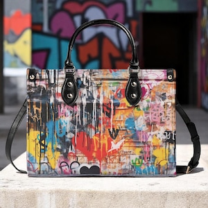 Graffiti handbag - Etsy 日本