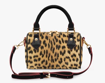 Bolso bandolera elegante de guepardo