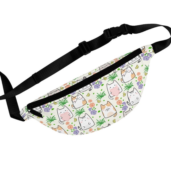 Kawaii Niedliche Katzen Fanny Pack. Kawaii Crossbody Tasche. Hängetasche.