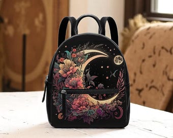 Mini Backpack Purse, Small Leather Backpack Women, Mini  display picture 1