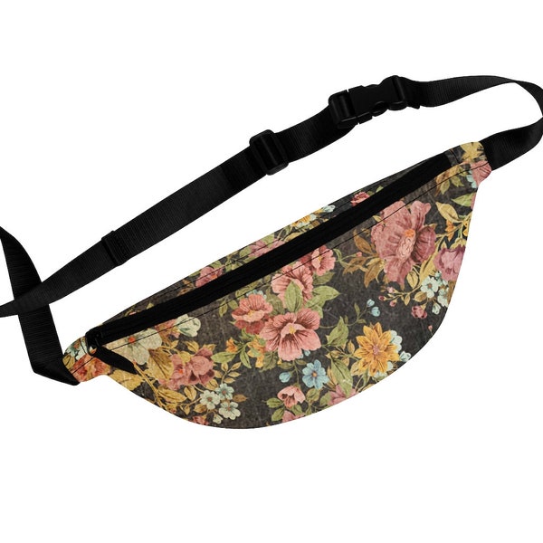 Vintage Blumen Fanny Pack. Frauen Fanny Pack. Sling Bag/ Crossbody Bag.