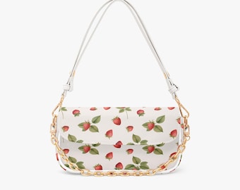 Bolso bandolera de piel para mujer Sweet Strawberry