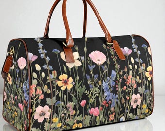 Bolsa de viaje impermeable de nailon Bloom in Style: Bolsa de fin de semana, tamaño equipaje de mano