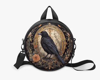 Bolso bandolera redondo Raven