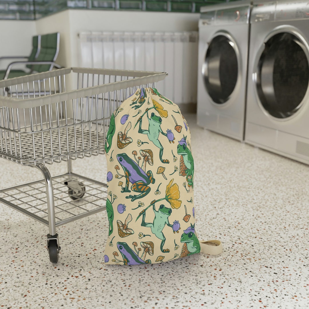 Cottage Core Frog Laundry Bag. Cute Laundry Bag. Laundry Bag Etsy