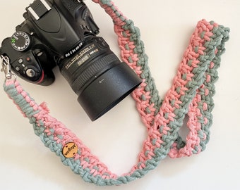 Custom Camera Strap for Photographers Original Gift for Van Life Travelers, Personalized Gift with Name