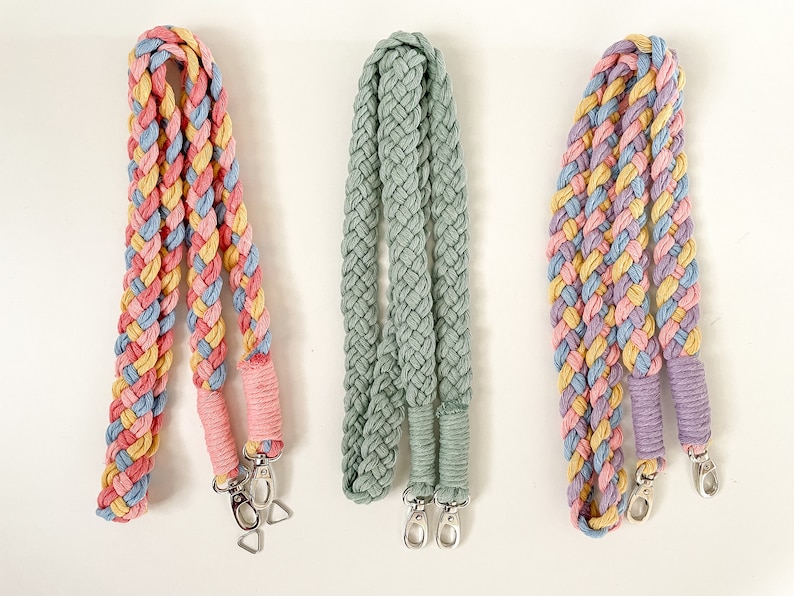 Custom Multicolor Macramé Camera Strap Perfect for DSLR, Film, Vintage Cameras and Cross Body Bags image 4