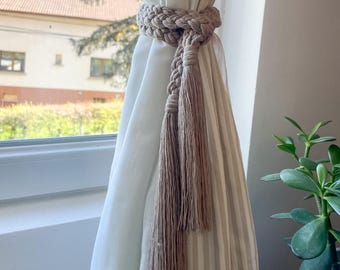 Fermatende in macramè, stile boho, non richiede fori, decorazione accogliente e regalo per la mamma