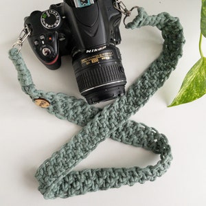 Macrame Custom DSLR Camera Strap, Custom Photographer Gift, Shoulder Bag Strap