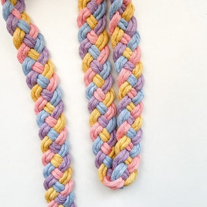 Custom Multicolor Macramé Camera Strap Perfect for DSLR, Film, Vintage Cameras and Cross Body Bags image 5