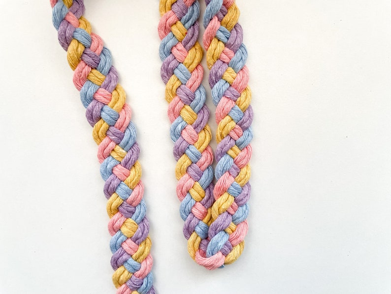 Custom Multicolor Macramé Camera Strap Perfect for DSLR, Film, Vintage Cameras and Cross Body Bags image 5