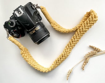 Camera or Bag Replacement Strap for Photographer Macrame Crossbody Bag Strap