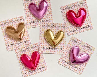 Heart Pocket Hug Token Stocking Stuffer Keepsake, Thinking of You Token for Long Distance Relationship