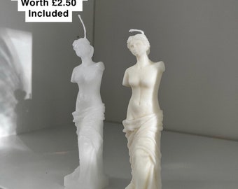 Venus Greek Goddess Of Love Candle | Statute Candle  | Statue | Female Body Torso Sculpture | Perfect Gift Idea | Décor Candle