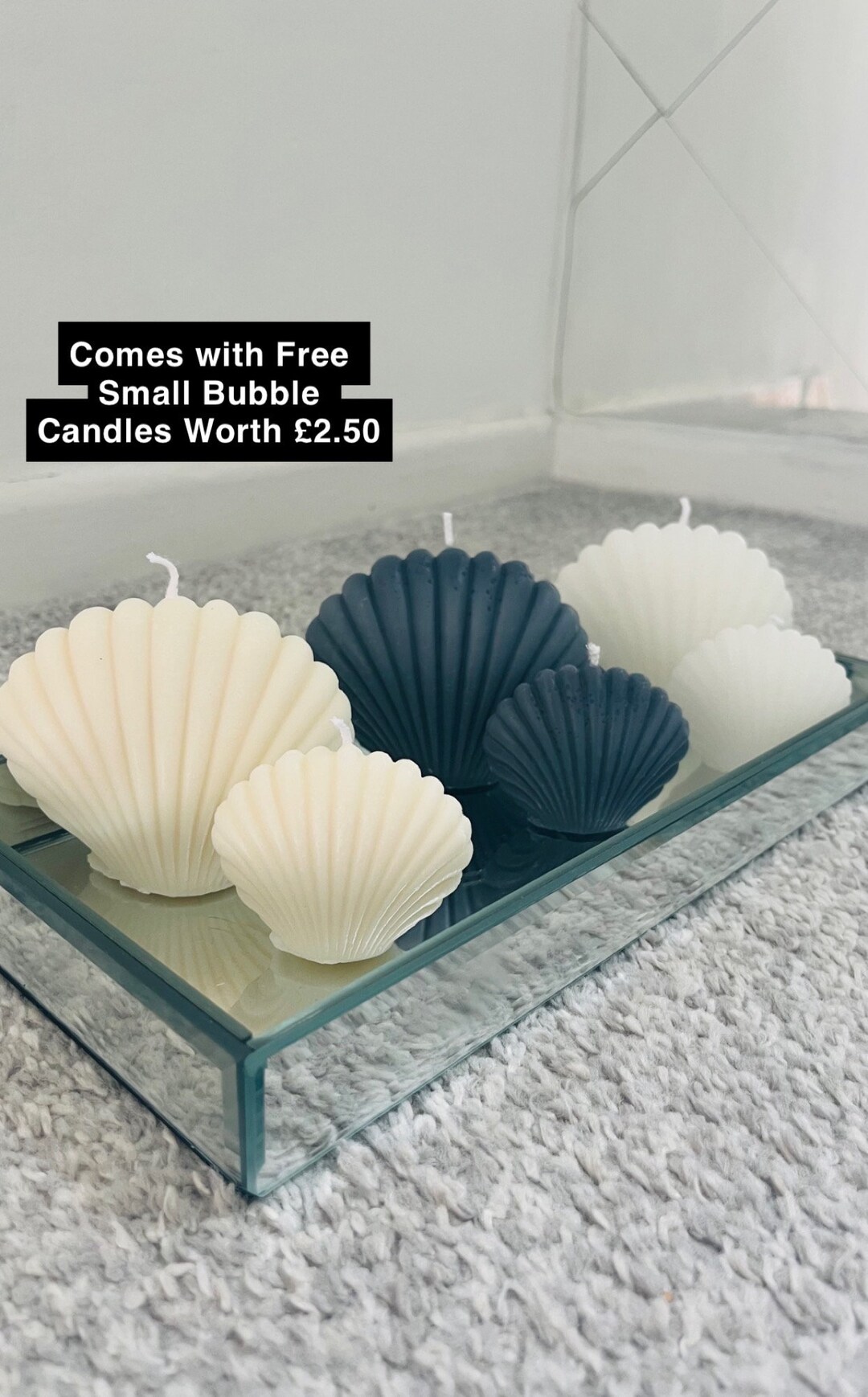 Sea Shell Candle 2 Sizes Available Shell Shaped Candle Home Decor Design Perfect Gift Etsy UK
