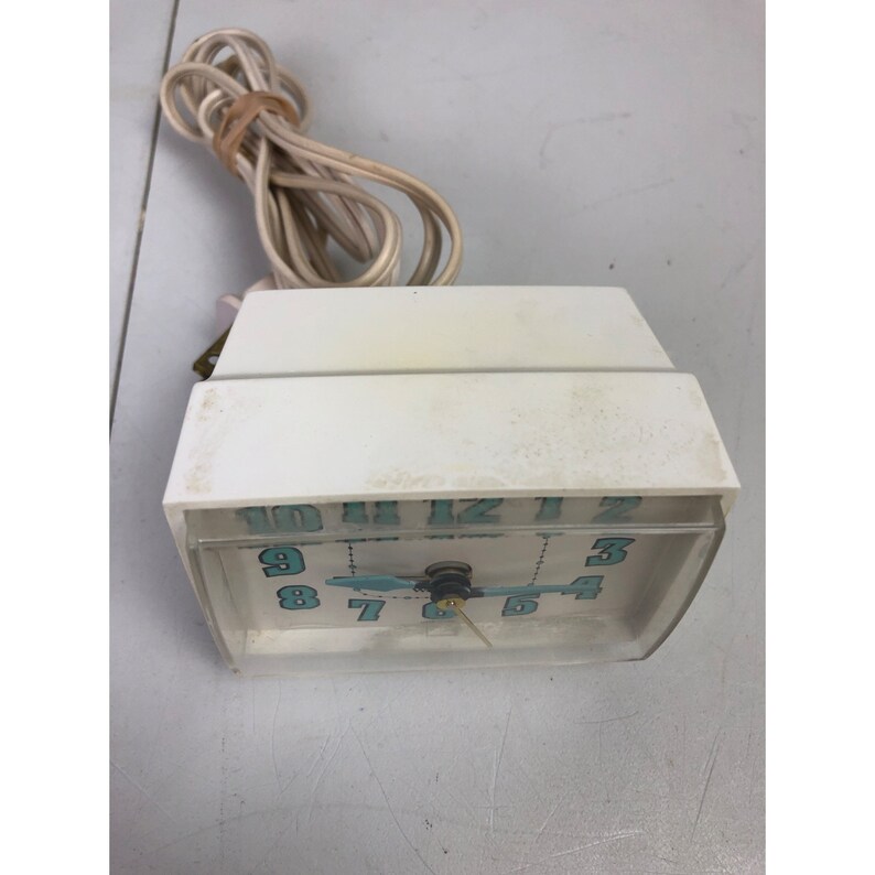Vintage Westclox Electric Alarm Clock Tested and Works Etsy