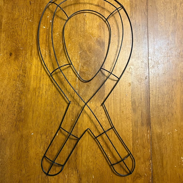 Wire Cancer Ribbon Forms Breast Cancer Wreath - Etsy