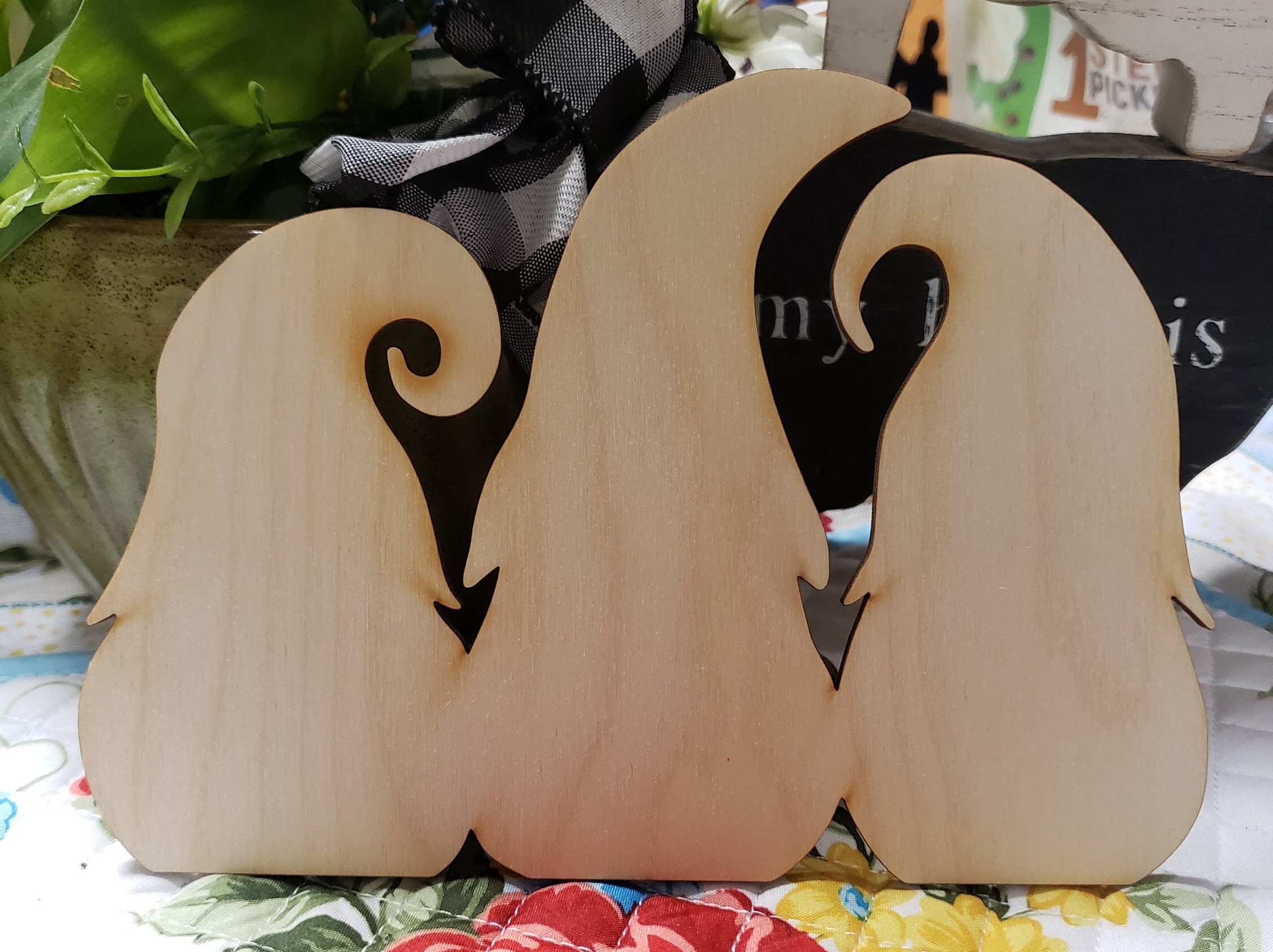 Unfinished Wood Gnome Cutouts Etsy