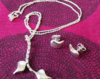 Silver jewelry set from Finland
