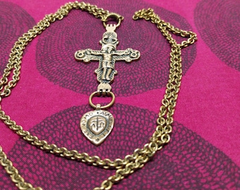 Kalevala Crucifix Necklace